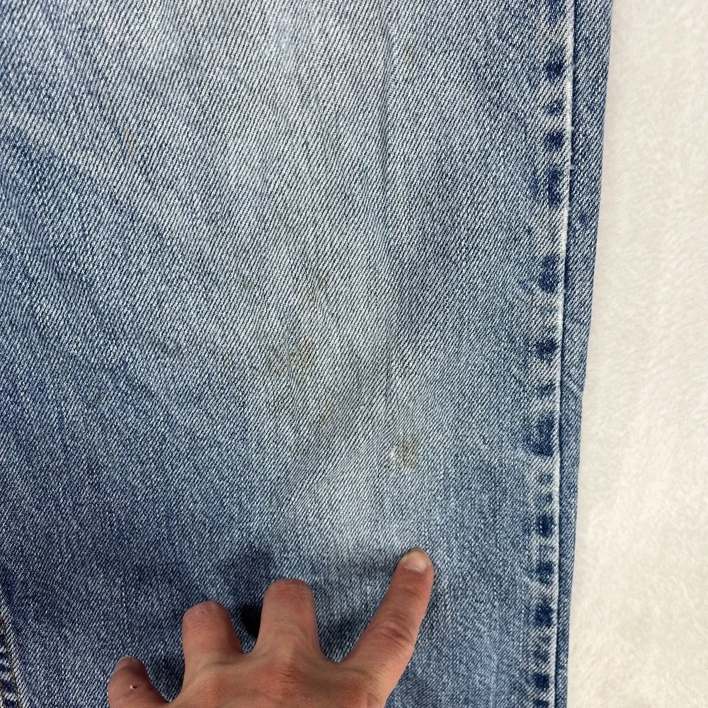 Vintage Levi's 505 Regular Fit Straight Leg Jeans Men Blue Denim Zip Fly - 38X30